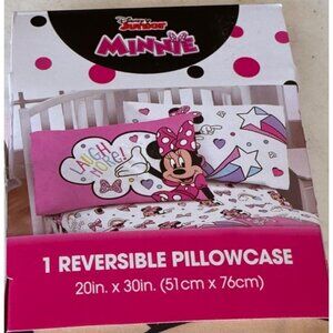 1-pc Disney Junior Minnie Mouse Reversible Pillowcase 100% Polyester 20 x 30 in.